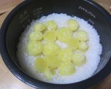 ☆秋の味覚☆　手軽で簡単さつまいもご飯作り方4写真