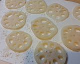 シャキシャキおいしい！蓮根の挟み天ぷら作り方5写真
