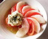 梨とクリームチーズのカプレーゼ作り方5写真