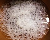 しらたきの、冷やし中華風作り方1写真