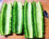 夏バテ防止！ご飯のお供♪ゴーヤの甘辛佃煮作り方1写真