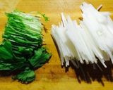 大根&水菜の梅マヨ和え作り方4写真
