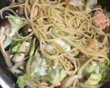 鮭とキノコの豆乳クリームパスタ作り方6写真