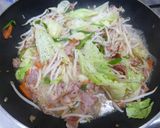 ★彡 ベーコンともやしで洋風玉子丼 ★彡作り方2写真