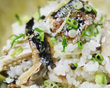 塩麹de塩焼き秋刀魚の炊込みご飯作り方4写真