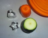 ズッキーニとにんじんのレンチンおかず作り方1写真