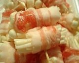 お弁当の人気者♪えのきの肉巻き作り方1写真
