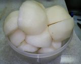 秋の味覚No.2　梨のコンポート作り方1写真