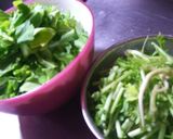 オモニ♬大根間引き菜で胡麻たっぷりナムル作り方1写真