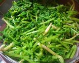 オモニ♬大根間引き菜で胡麻たっぷりナムル作り方3写真