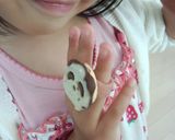 お菓子の指輪♡さくさくぱんだ作り方3写真