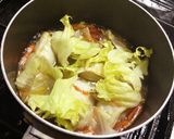 残り物で♪にんじんとレタスの餃子スープ作り方5写真