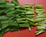 我が家の味☆小松菜と薄揚げの煮浸し作り方1写真