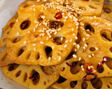 甘辛照り焼き♪れんこんはさみ焼き作り方13写真
