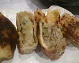 カレー風味☆油揚げの肉ネギ焼き作り方6写真