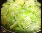 柔らか鶏胸肉とピリリ野菜の鳥の巣プレート作り方2写真