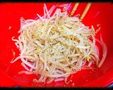 柔らか鶏胸肉とピリリ野菜の鳥の巣プレート作り方5写真