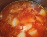 秋鮭の旨味たっぷりトマトチゲ♪作り方3写真