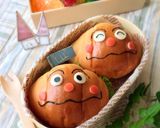ロールパンで♪カレーパンマン♡キャラ弁作り方5写真