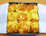 お惣菜パンランチ♪カレーチーズちぎりパン作り方17写真