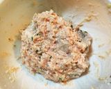 鶏団子となすしめじのトマトソース煮込み♫作り方2写真