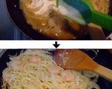 海老の殻で濃厚♡クリーム味噌スパゲティ！作り方6写真
