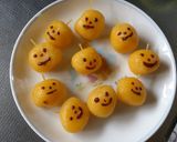簡単かぼちゃ白玉！ハロウィンに ♡作り方6写真
