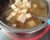 豆腐と舞茸の味噌汁〜(o˘◡˘o) ♡作り方13写真