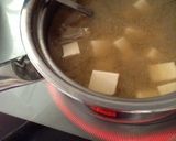 豆腐と舞茸の味噌汁〜(o˘◡˘o) ♡作り方14写真