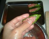 しし唐の肉詰め作り方3写真