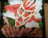 進撃の巨人 運動会 キャラ弁☆作り方6写真