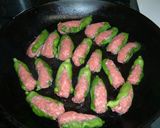 しし唐の肉詰め作り方5写真