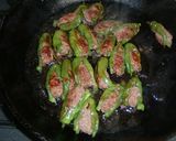 しし唐の肉詰め作り方6写真