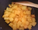 秋に食べたい☆柿のチャーハン作り方1写真