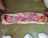 粉チーズをたっぷりのスティックパン作り方2写真