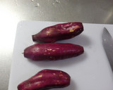 ほっこり♡さつまいもと長葱の煮物作り方1写真
