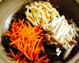 土鍋で作る★切り昆布としめじの煮物作り方4写真