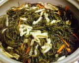 土鍋で作る★切り昆布としめじの煮物作り方5写真