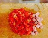 トマトオムライス作り方1写真
