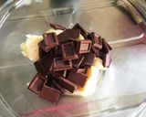 チョコ乗せブラウニー作り方1写真