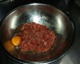 玉ねぎ炒め無し牛粗挽きミンチのハンバーグ作り方6写真