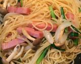 おうちパスタ＊バターしょうゆの和風パスタ作り方3写真