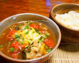 簡単すぐできる♡トマトカレーつけうどん☻作り方6写真
