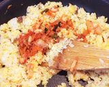 簡単♪豚挽肉でパラパラキムチ炒飯作り方5写真