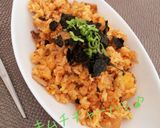 簡単♪豚挽肉でパラパラキムチ炒飯作り方6写真