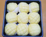 HB＊おやつメロンパン♪メロンちぎりパン作り方19写真