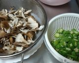 秋香る、舞茸とオクラのスパゲッティ♪作り方2写真