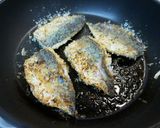 簡単☆鯵のハーブパン粉焼き作り方5写真