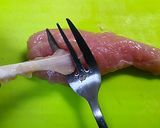 鶏ささみ☆大葉☆梅☆バルメザン☆巻き作り方1写真