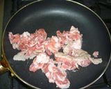 キャベツと豚肉で、すき焼きもどき作り方2写真